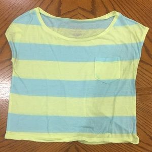 American Eagle Feather Light Striped Top